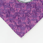 真珠母はデジタル迷彩柄のトーラスの記号を好みます フリースブランケット (角)