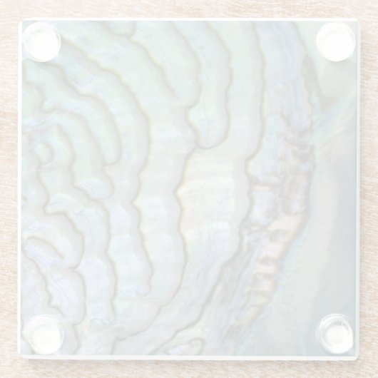 真珠母 ガラスコースター (裏面)