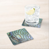 真珠母 スクエアペーパーコースター (インサイチュ)