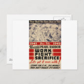 真珠湾を覚えて下さい ポストカード (正面/裏面)