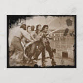 真珠湾攻撃の女性消防士 12月7日 ポストカード (正面)