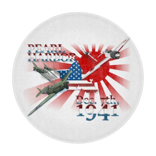 真珠湾攻撃 1941年12月7日 カッティングボード (正面)