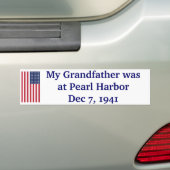 真珠湾- 1941年 バンパーステッカー (車上)