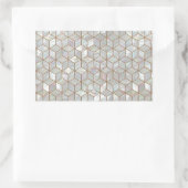 真珠瓦の母 長方形シール (バッグ)