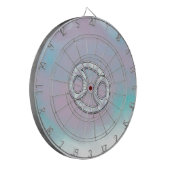 真珠癌の母の〔占星術の〕十二宮図シンボルDecor ダーツボード (正面左)