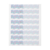 真珠癌の母の〔占星術の〕十二宮図シンボルDecor ラップアラウンド宛名ラベル (シート)