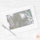 真珠白の母 長方形シール (封筒)