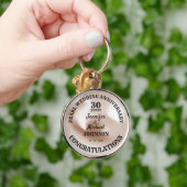 真珠結婚の30周年記念 キーホルダー (手)