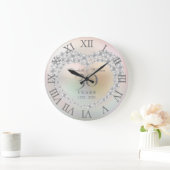 真珠結婚30周年記念伝統的号 ラージ壁時計 (ホーム)