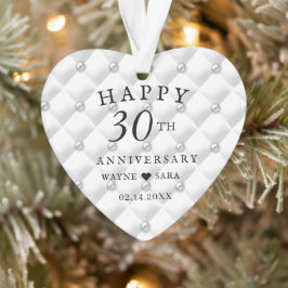 真珠結婚30周年記念 オーナメント
