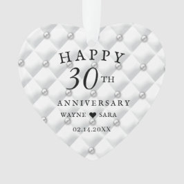 真珠結婚30周年記念 オーナメント