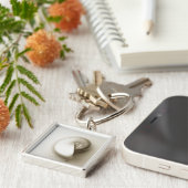 真珠色のオウムガイの海の貝2 キーホルダー (側面)