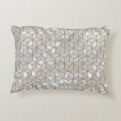 真珠色のタイル アクセントクッション (裏面)