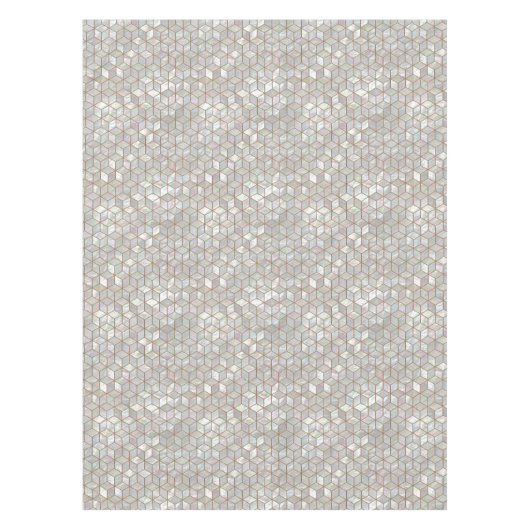 真珠色のタイル テーブルクロス (正面)