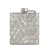 真珠色のタイル フラスク (裏面)