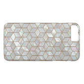 真珠色のタイル Case-Mate iPhoneケース (裏面(横))