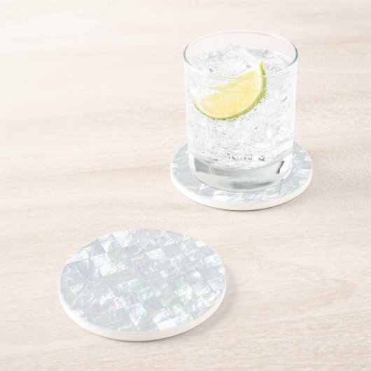 真珠色のモザイク コースター (側面)