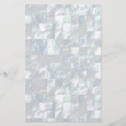 真珠色のモザイク 便箋 (正面)