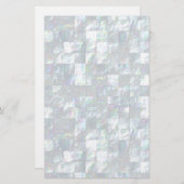 真珠色のモザイク 便箋 (正面/裏面)