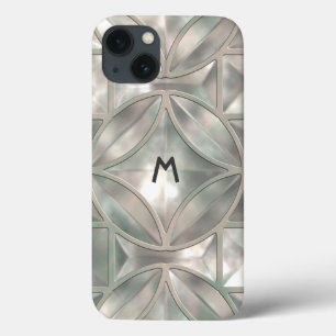 真珠色の模造 iPhone 13ケース