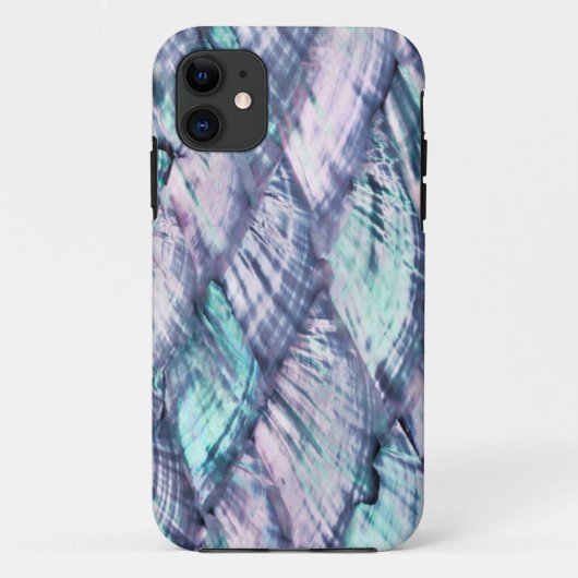 真珠色の紫色のプリントの堅いXtremeのiPhone 5 Case-Mate iPhoneケース (裏面)