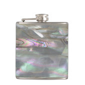 真珠色の赤いアワビによって印刷されるスキットル フラスク (正面)