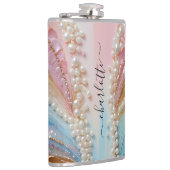 真珠色彩の鮮やか真珠 フラスク (右)