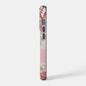 真珠色彩の鮮やか真珠 iPhoneケース (左側面)