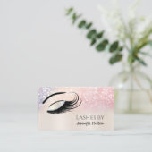 真珠魅力的のモダンダイヤモンドの輝きをメイクアップ 名刺 (スタンド正面)