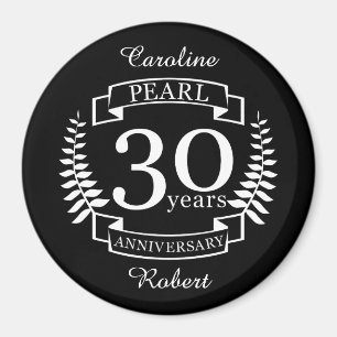 真珠30周年結婚30年 マグネット
