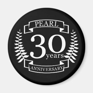 真珠30周年結婚30年 マグネット
