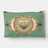 真珠30/12結婚周年記念 アクセサリーポーチ (裏面)