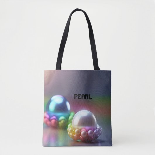 真珠 トートバッグ (正面)