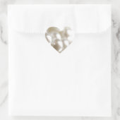 真珠 ハートシール (バッグ)