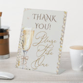 真珠・プロセッコお願い一つ御札を取りなさい 台座サイン (インサイチュ)