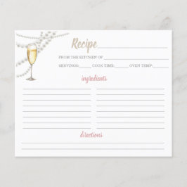 真珠・プロセッコレシピシート