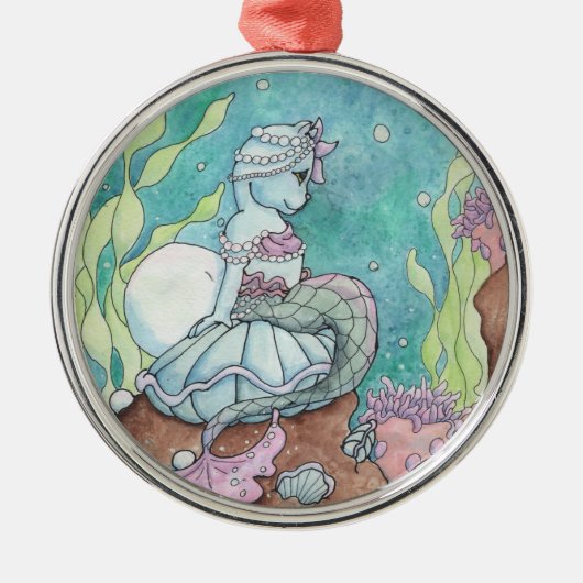 真珠 メタルオーナメント (正面)