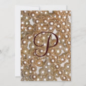 真珠 招待状 (裏面)