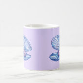 真珠（紫） コーヒーマグカップ (中央)