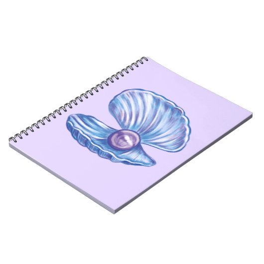 真珠（紫） ノートブック (左側)