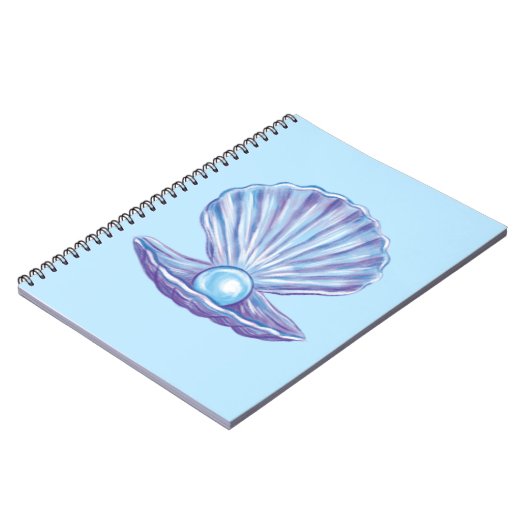 真珠（青） ノートブック (左側)