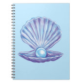 真珠（青） ノートブック (正面)