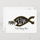 真理がまた勝つ ポストカード (正面/裏面)