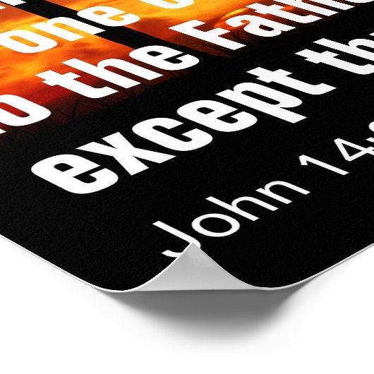 真理と生命の聖書の聖句の仕方 ポスター (角)