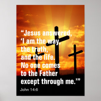 真理と生命の聖書の聖句の仕方 ポスター