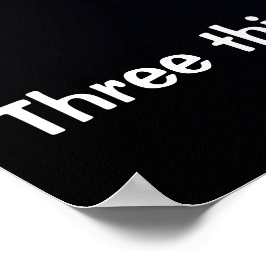 真理に関する仏引用文のポスター ポスター (角)