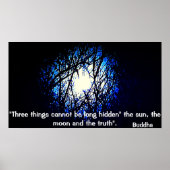 真理に関する仏引用文のポスター ポスター (正面)