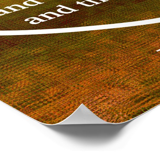 真理の光イエス聖書の聖句カスタマイズ ポスター (角)