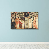 真理の探究，ドイツ語， c.1490 キャンバスプリント (インサイチュ (ウッドフロア))