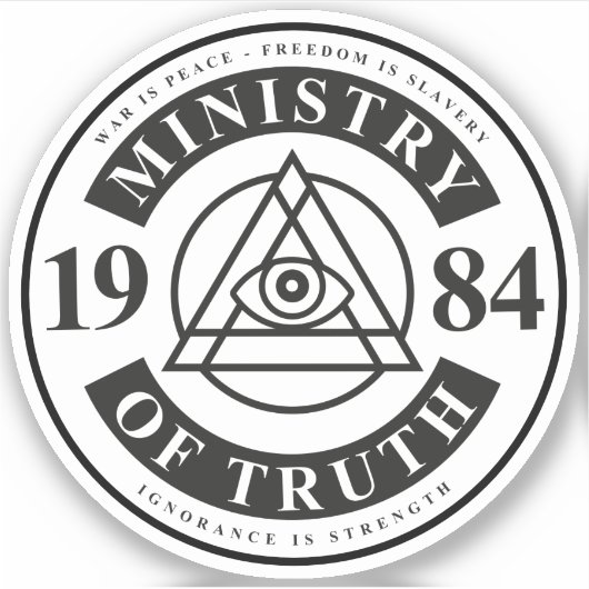 真理の省 シール (正面)